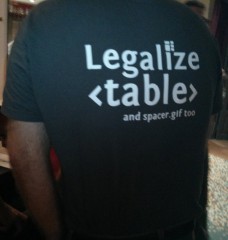 Legalize <table> and spacer.gif too