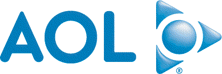 Le logo actuel d'AOL, optimisé par le procédé TopSpeed™